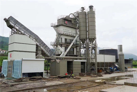 quality  120TPH Automated Stationary Asphalt Mixing Plant Environmental Protection factory