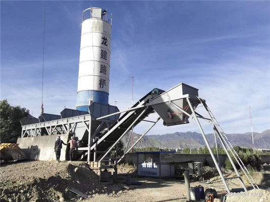 Fully Automatic Gravel Stabilized Soil Mixing Plant With Vertical Cement Silo