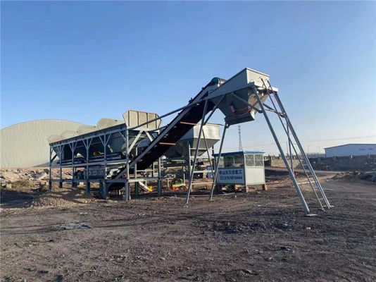 Large Capacity Electric Stabilized Soil Mixing Station Mobile Mixing Plant 100KW