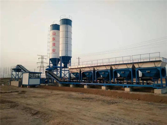 Continuous Lime Stabilized Soil Mixing Station Twin Shaft Forced Type WDJ600