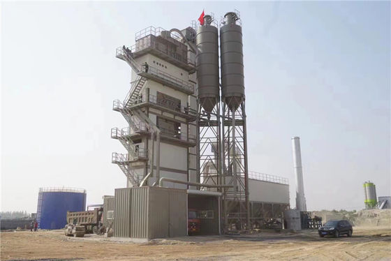 High Accuracy Fixed Asphalt Batch Mix Plant 120t/H 160t/H Eco Friendly