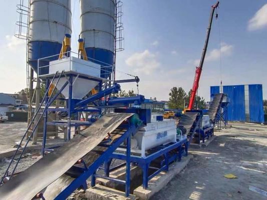 Bridges 120m3/H Stabilized Soil Mixing Plant High Automate