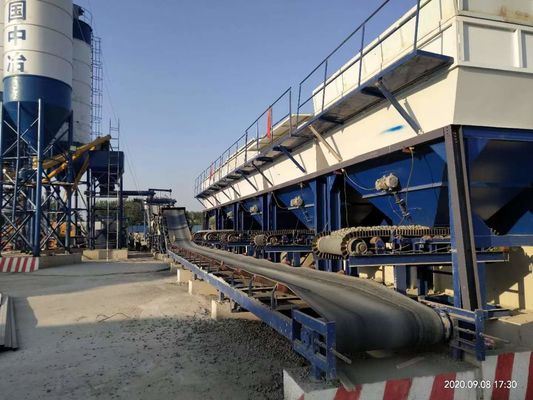 Belt Conveyor Stabilized Soil Mixing Plant Electric Power