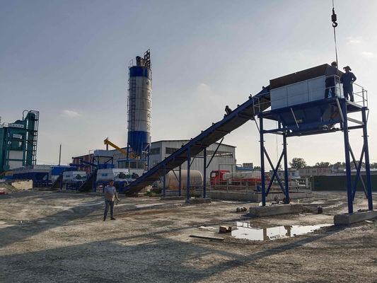 Conveyor Belt Mobile Soil Mixing Plant Equipment High Performance