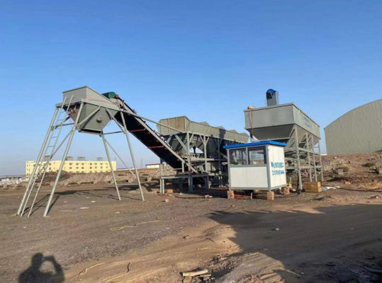 Foundationless Containerized Water Stabilized Mixing Unit For Construction Works