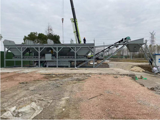 Stable Movable Water Stabilized Mixing Plant Foundationless