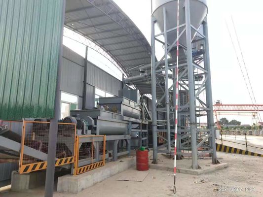 Concrete Mobile Stabilized Soil Mixing Plant Electric Power