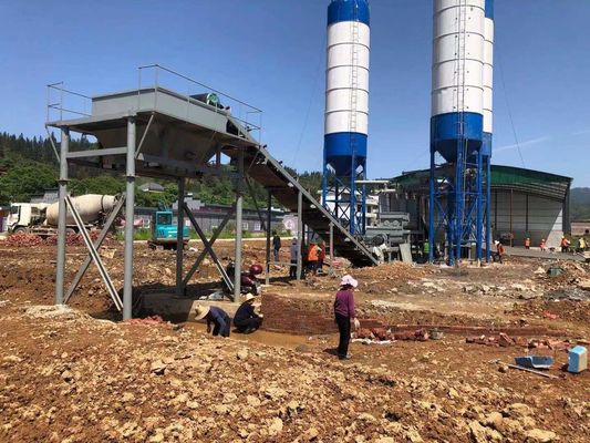 Continuous WDJ300/400/500/600 Stabilized Soil Mixing Plant Construction Projects Successful