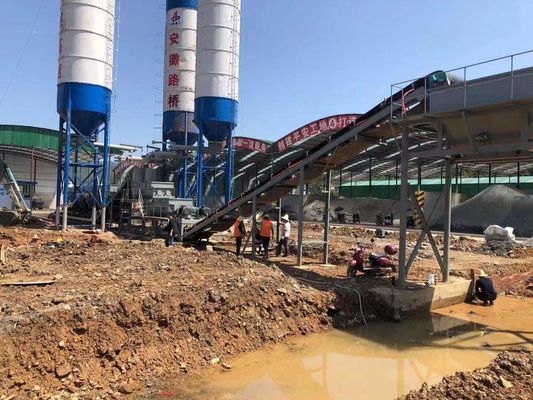 High Productivity Mobile Soil Mixing Plant Customized In Construction Projects